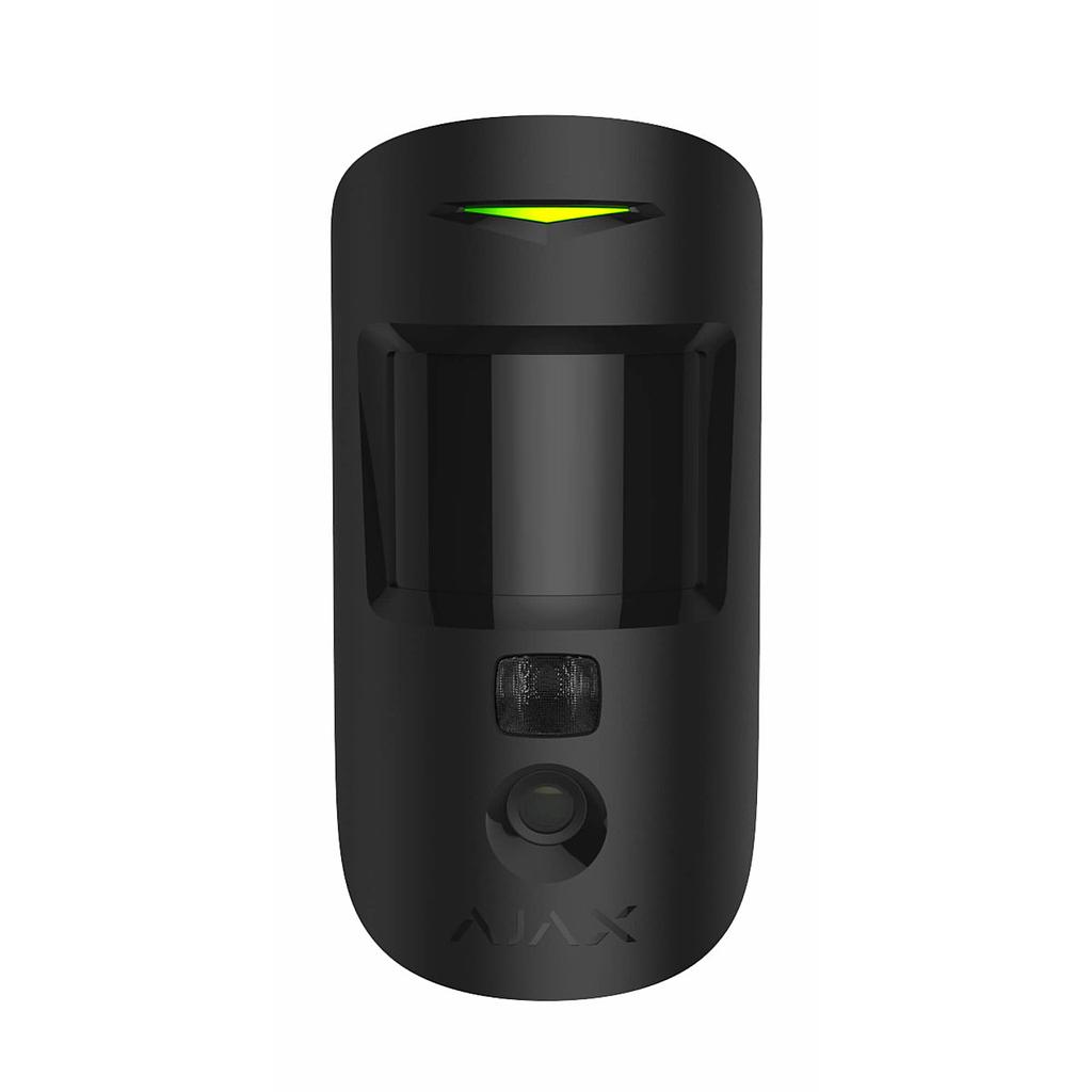 AJAX | Bewegungsmelder | Innenbereich | Tierimmun | Bildaufnahme | Schwarz | MotionCam | PhOD